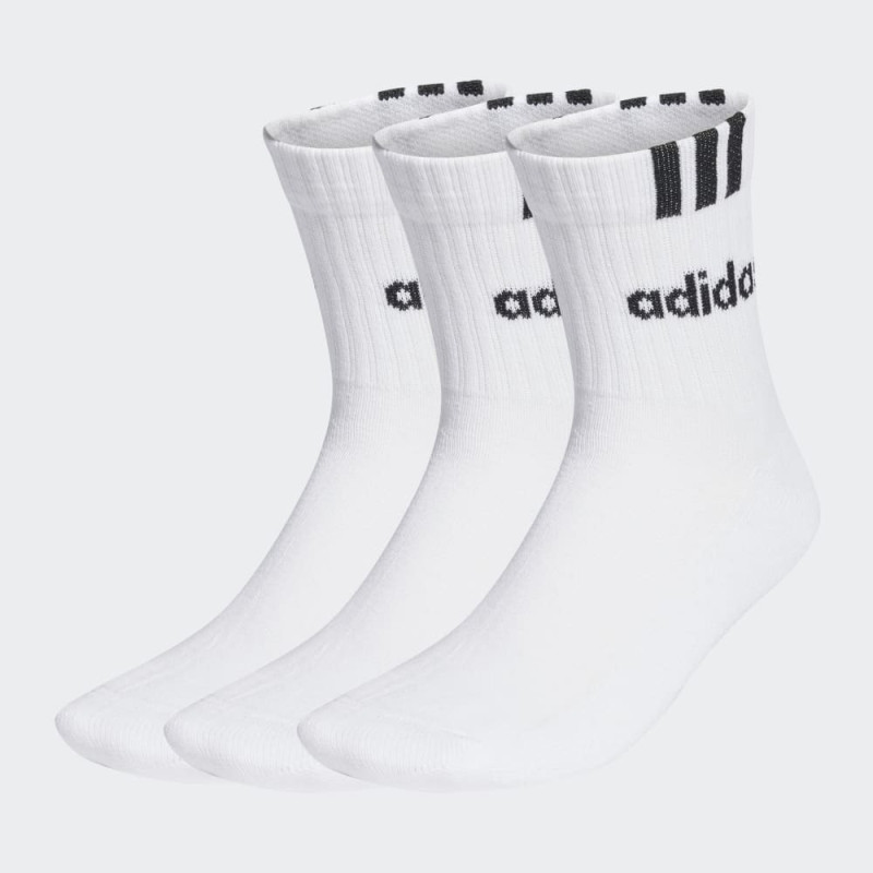 CALCETINES ADIDAS CLÁSICOS LINEAR CUSHIONED 3 BANDAS