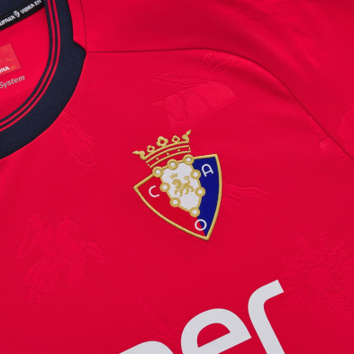 CAMISETA OSASUNA 1ª EQUIPACION 24-25 JR