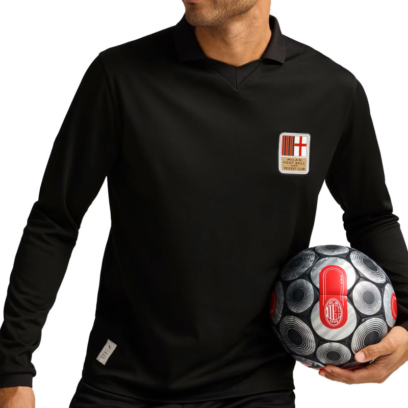 CAMISETA MANGA LARGA MILAN PORTERO AUTENTICA 125 ANIVERSARIO